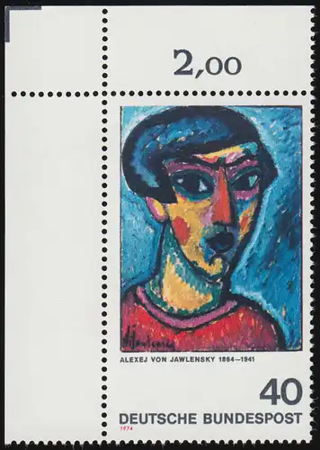 799 Expressionnisme 40 Pf ** Coin o.l.