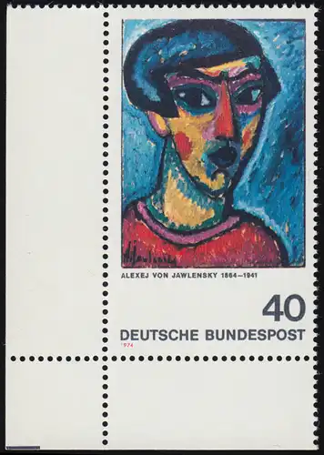 799 Expressionismus 40 Pf ** Ecke u.l.