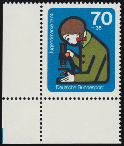 803 Travail des jeunes 70+35 Pf studicht ** Coin et l.