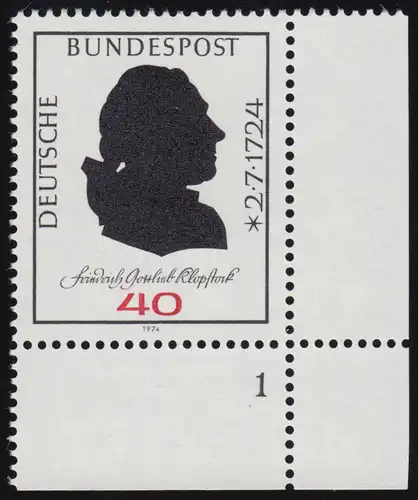 809 Friedrich Gottlieb Klopstock ** FN1