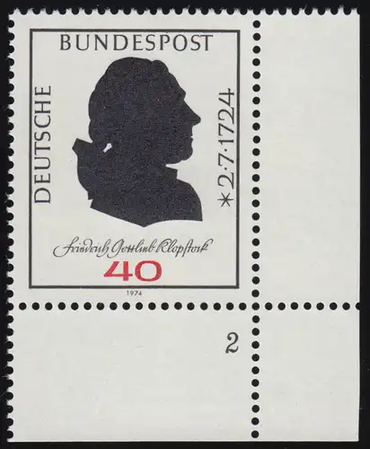 809 Friedrich Gottlieb Klopstock ** FN2