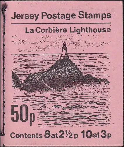 Jersey Markenheftchen 0-9, La Corbiere Lighthouse, **