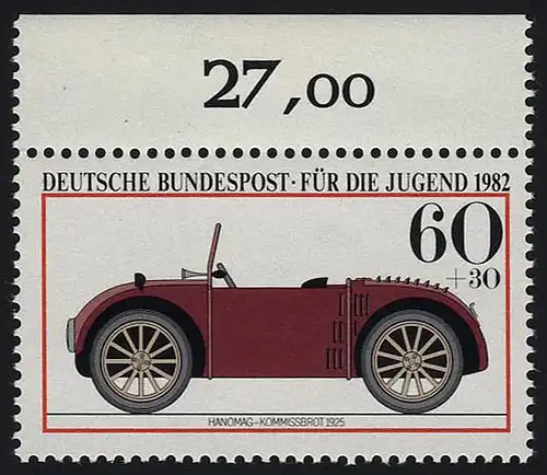 1125 jeunes véhicules à moteur 60+30 Pf ** Oberrand