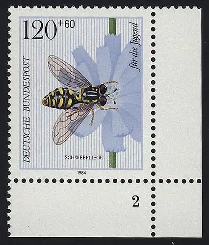 1205 Jugend Schwebfliege 120+60 Pf ** FN2