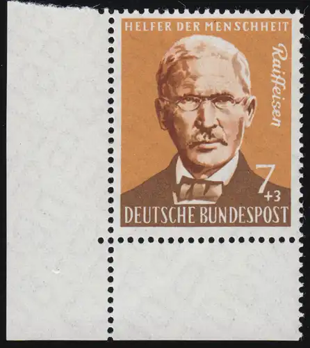 297 Agriculture 7+3 Pf Raiffeisen ** Coin et l. de comptabilisation 1-dg