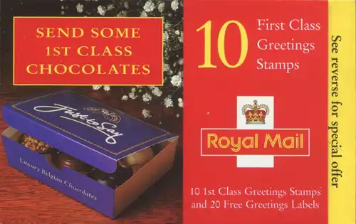 Carnets de marques britanniques 115 Marques d'ordres Chocolat 1997 **/MNH