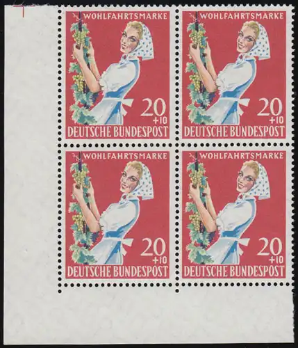 299 Agriculture 20+10 Pf Vigneronne ** Eck-Vbl et l. Continuation 0-1