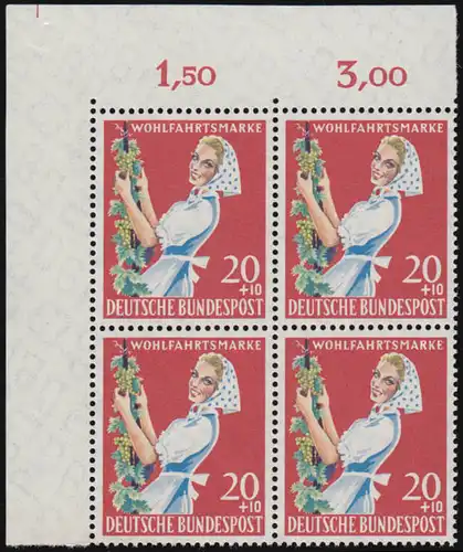 299 Agriculture 20+10 Pf Vigneron ** Eck-Vbl o.l. Condition 0-1 +