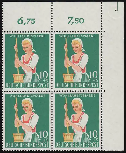 298 Agriculture 10+5 Pf Senneur ** Eck-Vbl o.r. Condition 1-dg +