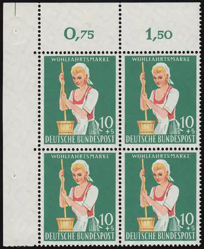 298 Agriculture 10+5 Pf Senneur ** Eck-Vbl o.l. Condition 1-dg +
