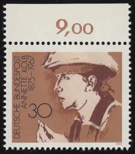 826 Deutsche Frauen 30 Pf Annette Kolb ** Oberrand