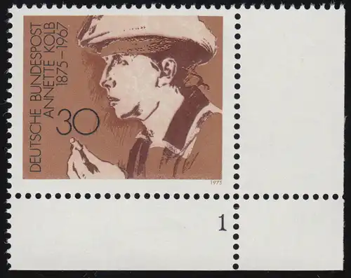 826 Deutsche Frauen 30 Pf Annette Kolb ** FN1