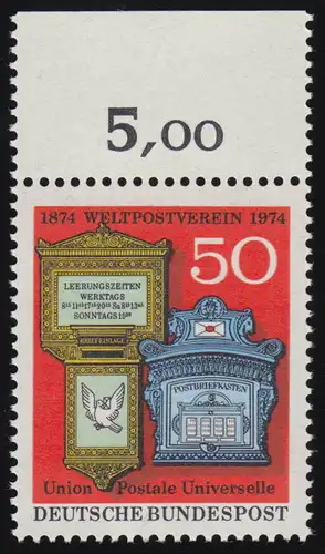 825 Association postale mondiale ** Oberrand