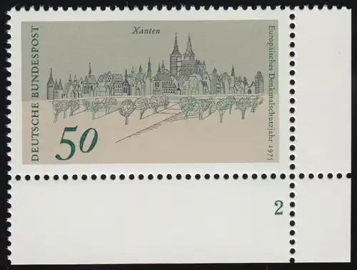 863 Europa 50 Pf Xanten ** FN2