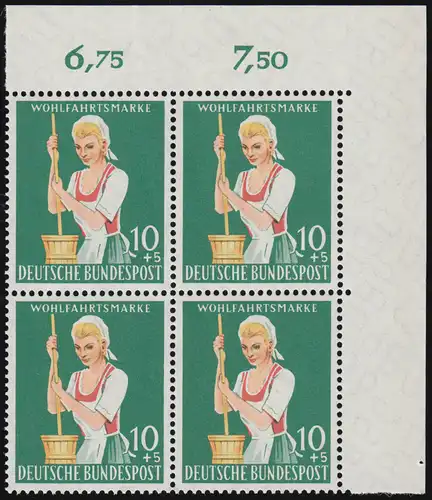 298 Agriculture 10+5 Pf Senneur ** Eck-Vbl o.r. Condition 1-0