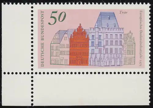 862 Europa 50 Pf Trier ** Ecke u.l.