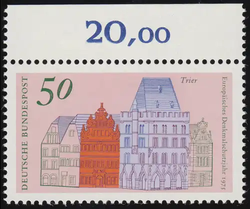 862 Europa 50 Pf Trier ** Oberrand
