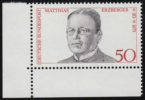 865 Matthias Erzberger ** Ecke u.l.