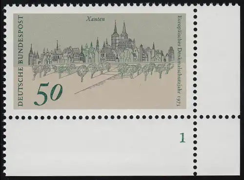 863 Europa 50 Pf Xanten ** FN1