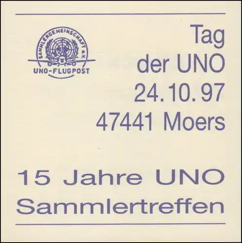 Journal officiel des Nations unies, 1997 - Communauté des collectionneurs, SSt Moers