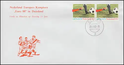 Niederlande Fußball-Europameister 1988: Niederlande im Endspiel HAUVER 25.6.88