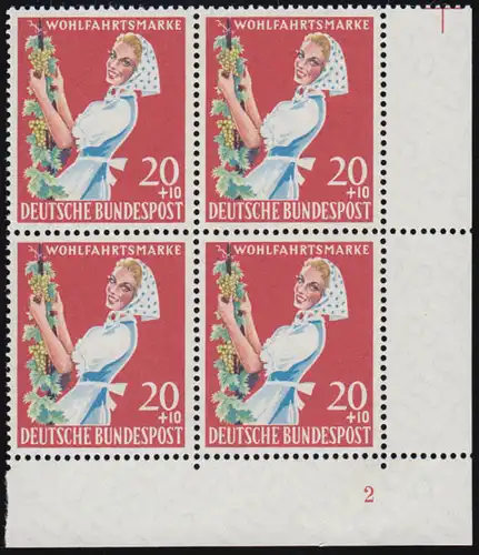 299 Agriculture 20+10 Pf Vigneron ** Vbl FN2 Condition dg-1