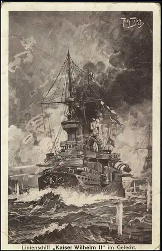 Linienschiff Kaiser Wilhelm II, Kaldenkirchen 23.2.15