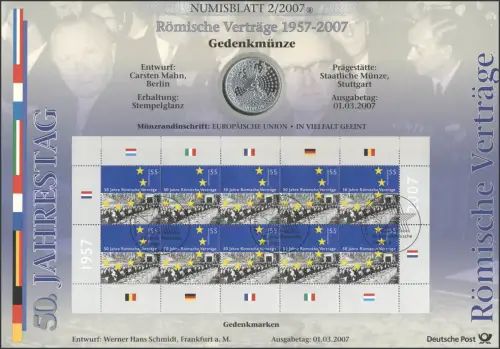 2593 Traité de Rome / Communauté économique européenne - Journal officiel des Communautés européennes 2/2007