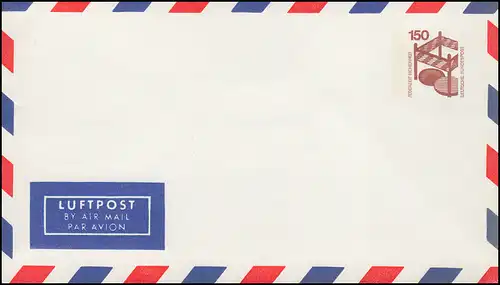 PU 68/1 Aéroports Prévention 150 pfennig 1972, non utilisé **