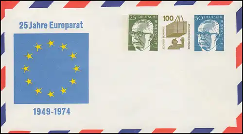 PU 60 25 ans Conseil de l'Europe 1949-1974, LIEN DE CAUSALITÉ Inutilisé **