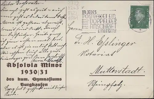 Temple de propagande Sudetenland Carte postale Luditz 5.10.38 Notre maison est libre !