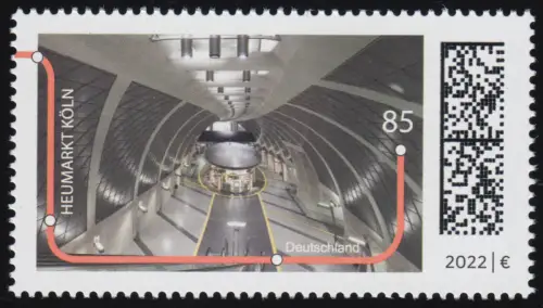 3709 U-Bahn-Stationen: Heumarkt Köln, ** postfrisch