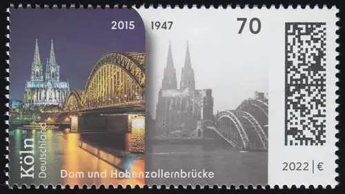 3721 Zeitreise Deutschland: Köln, ** postfrisch