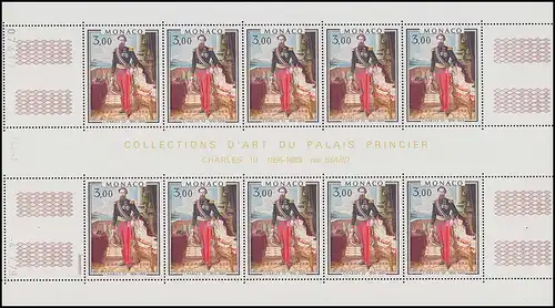 Monaco 1390-1391 Peinture du palais 1979: Petit ensemble d'arc ** / MNH
