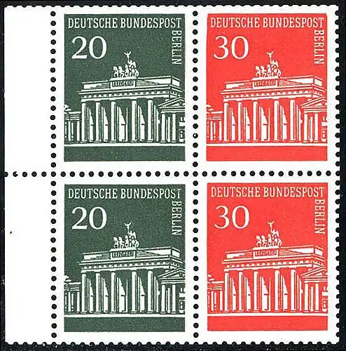 15 de MH 7 Porte de Brandebourg avec PLF I (288III), champ 2, **