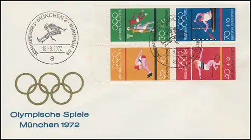 734-737 Olympia Brochure de cahiers 17 sur Bijoux-FDC ESSt Munich