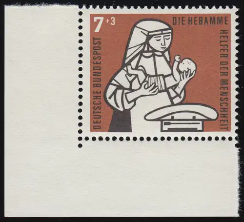 243 Soins pour enfants 7+3 Pf sage-femme ** Coin et inclinaison 0-1