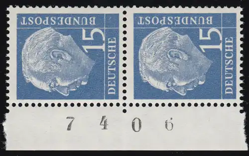 184xw Heuss 15 pf Paire de bordures avec compteur de bord d'arc GT 4 chiffres légèrement plié **