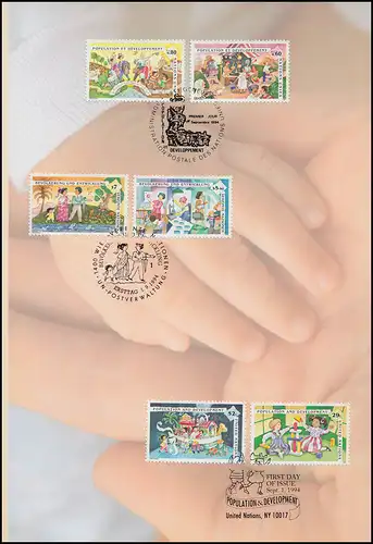 Documentation philatélique: Conférence ICPD Population et développement 1994