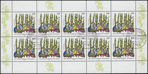 1999 Culture du houblon en Allemagne - Bogen 10 - Tampon DRESDEN 14.8.98