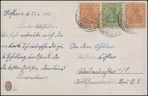 Germania-MiF auf AK Hungrige Gäste HOFHEIM / TAUNUS 23.6.21 nach Weilmünster