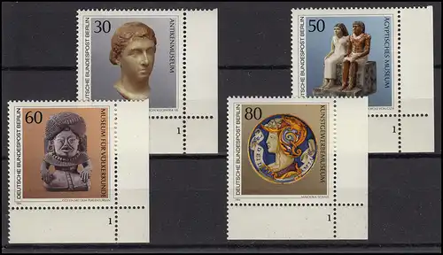 708-711 Trésors d'art dans les musées de Berlin 1984: ensemble de coins avec FN 1 **