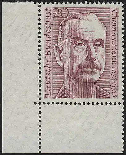 237 Thomas Mann ** Coin et l. (en bas à gauche)