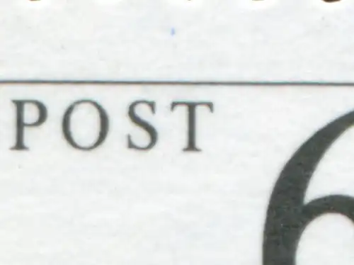 1583y Koblenz mit PLF blauer Punkt über ST von -POST, postfrisch **