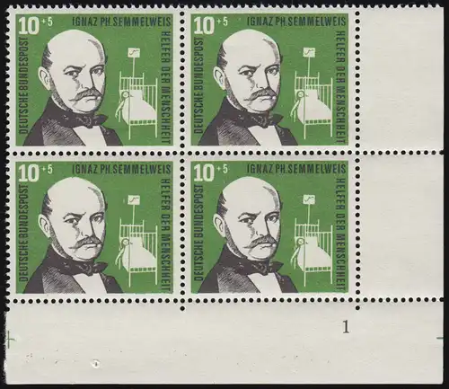 244 Kinderpflege 10+5 Pf Semmelweis ** Vbl FN1