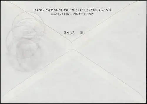 Berlin PU 19/10 Rencontre à Helgoland Vol spécial Hambourg-Helgolan SSt 11.8.1957