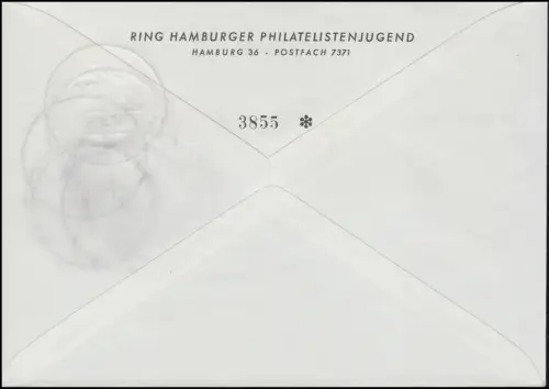 Berlin PU 19/10 Rencontre à Helgoland Vol spécial Hambourg-Helgolan SSt 11.8.1957