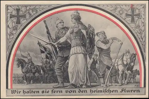 Feldpost BS 18. Infanterie-Regiment Nr. 192 FELDPOST 55 - 14.12.15 auf Kriegs-AK