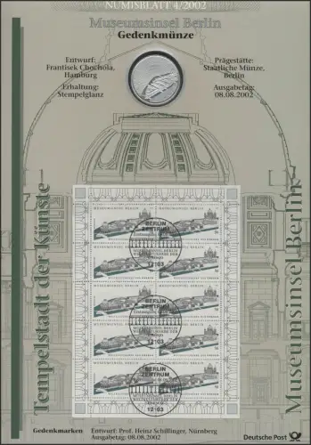 2274 Museumsinsel Berlin - Numisblatt 4/2002