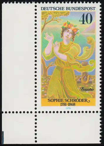 909 actrices 40 Pf Schröder ** Coin et l.